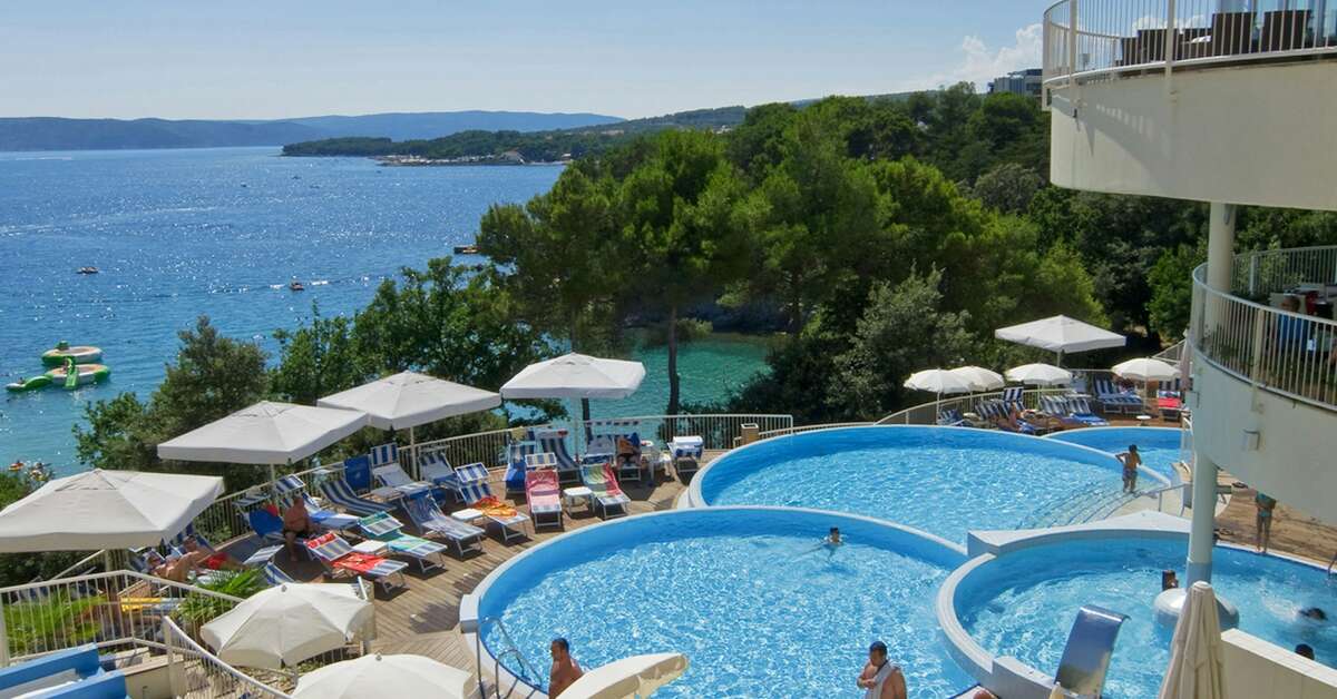 Een foto van een overzicht van Krk Sunny Hotel
