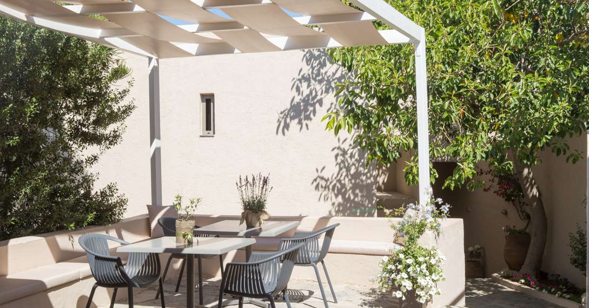 Een foto van het terras bij Sundance Appartementen & Suites