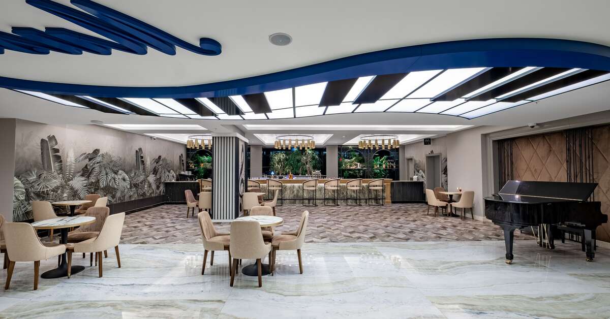 Een foto van het interieur van Long Beach Alanya