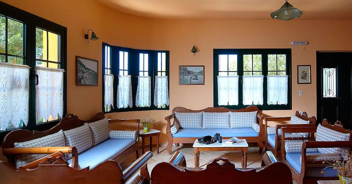 Een foto van het interieur van Ledra Samos Hotel