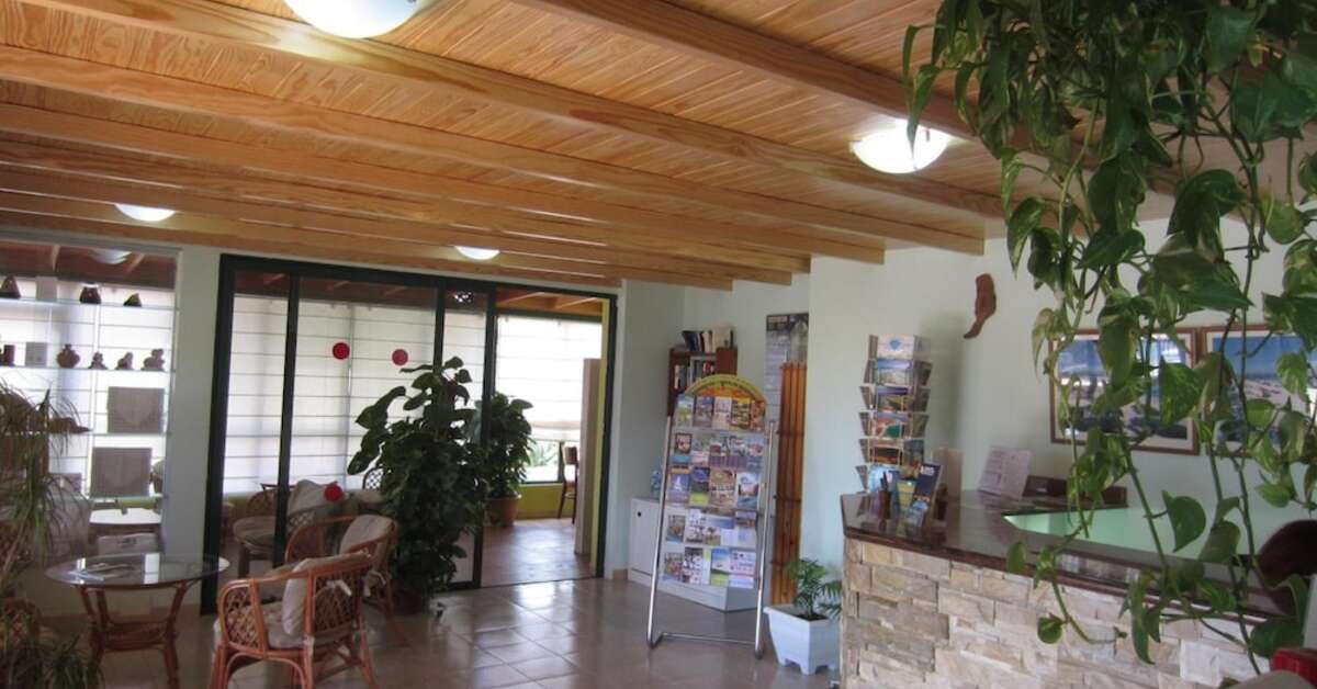 Een foto van het interieur van Bungalows Castillo Playa