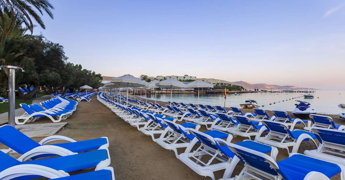 Een foto van het strand bij Hotel Samara