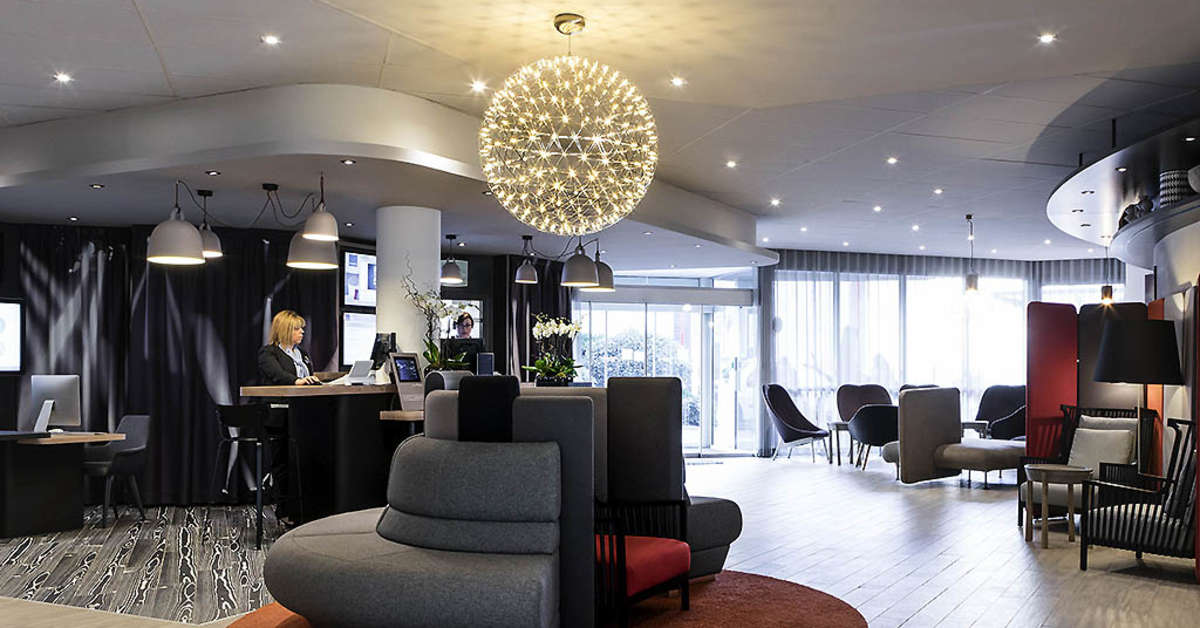 Een foto van het interieur van Novotel Paris Bercy