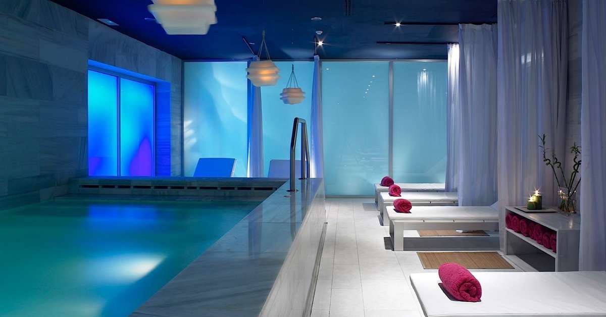 Ein Foto vom Pool im Hospes Palacio de los Patos