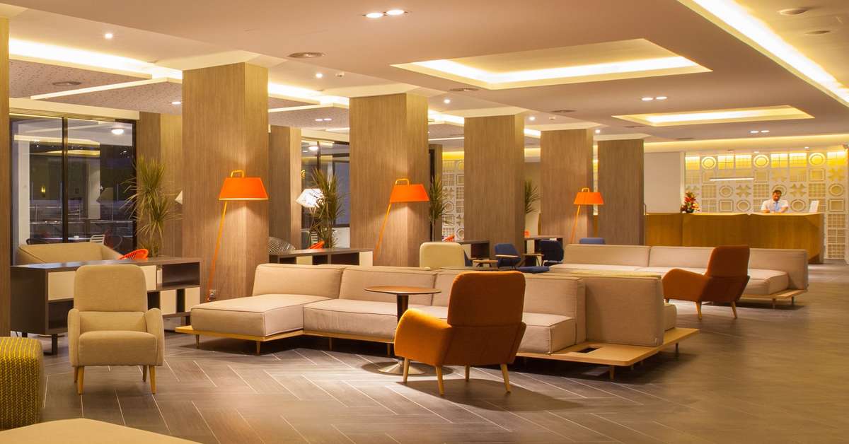 Een foto van het interieur van Abora Catarina by Lopesan Hotels