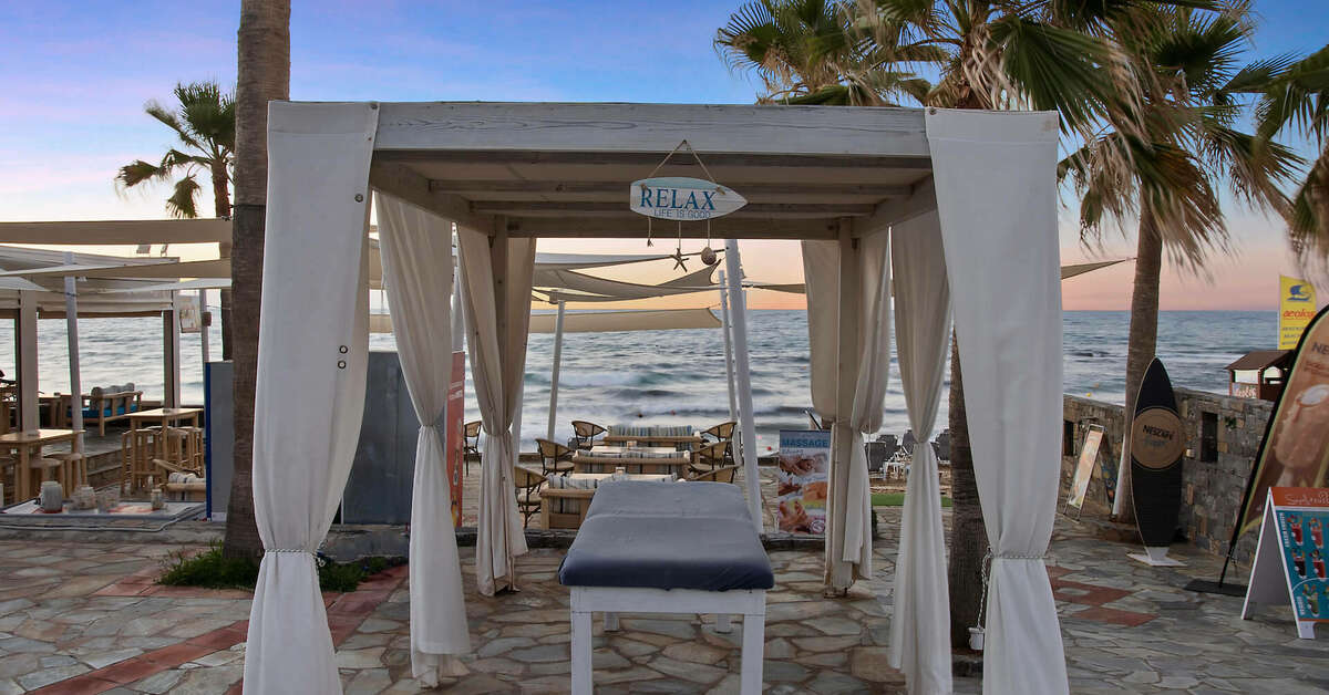 Een foto van de faciliteiten bij Aeolos Beach Resort Hotel