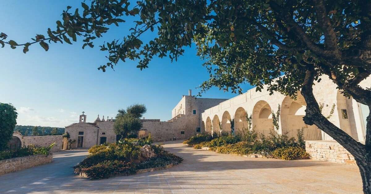 Een foto van de buitenkant van Masseria Grieco