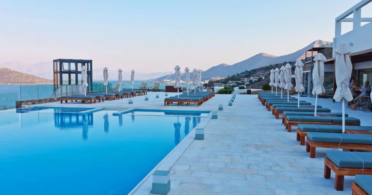 Een foto van het zwembad bij Royal Marmin Bay Boutique & Art Hotel