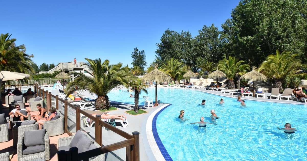 Een foto van het zwembad bij Camping Blue Bayou