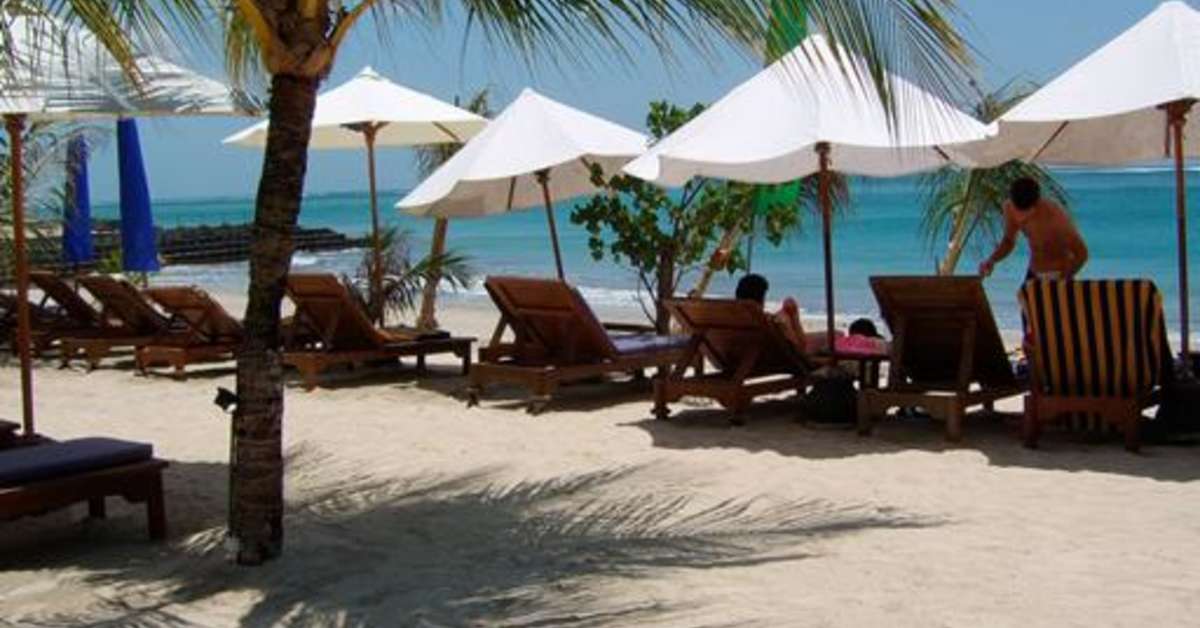 Een foto van het strand bij Bali Rani Hotel