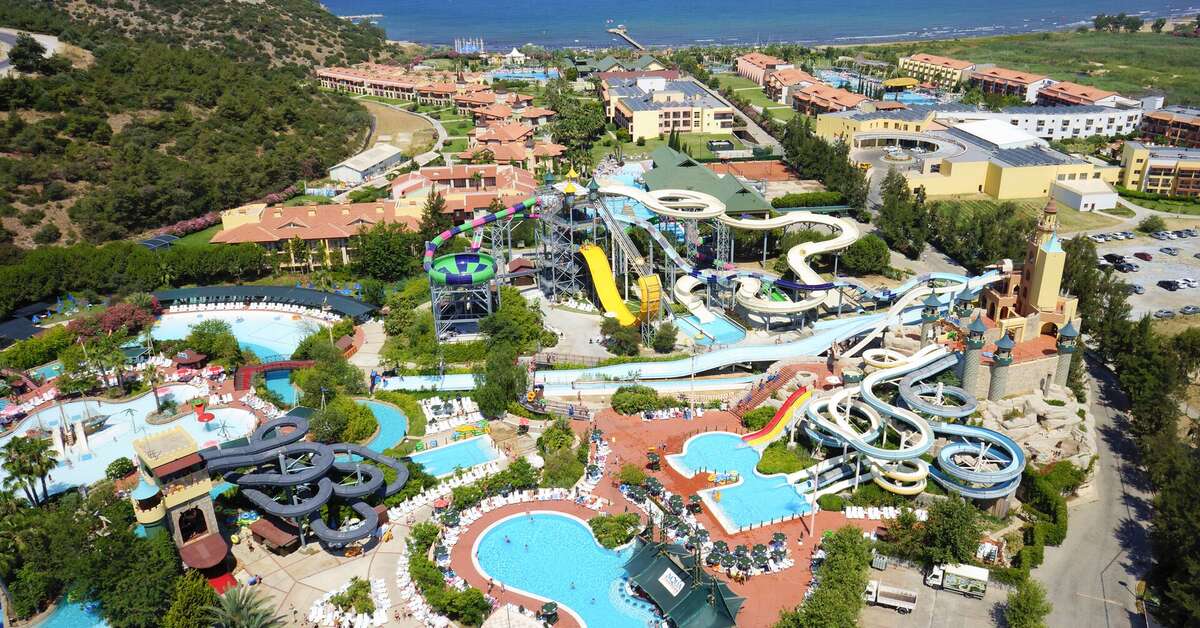 Een foto van het zwembad bij Aqua Fantasy Aquapark Hotel & Spa