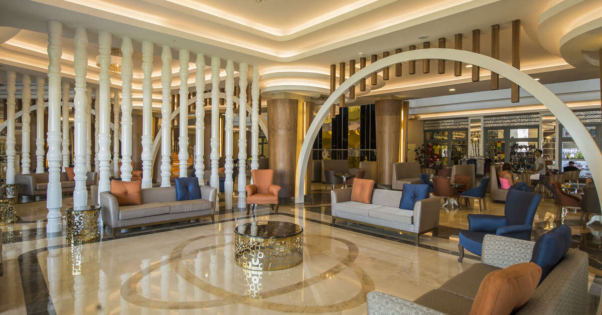 Een foto van het interieur van Dream World Aqua