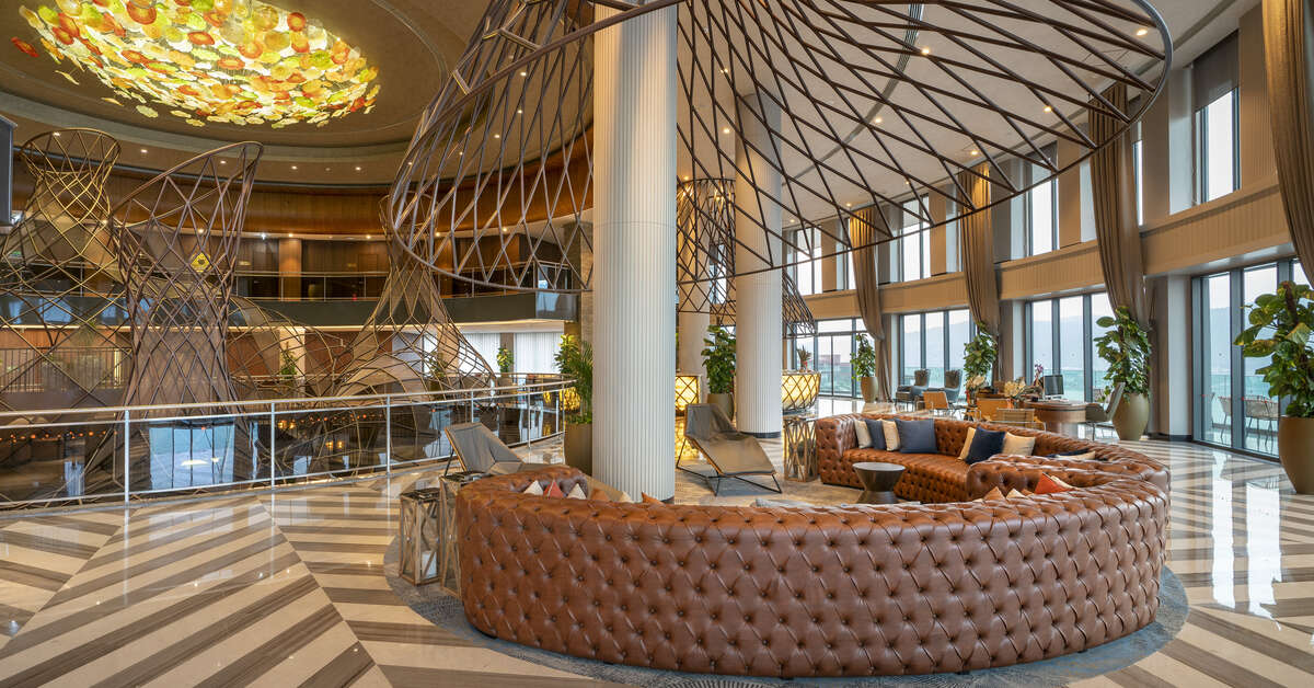 Een foto van het interieur van Lujo Hotel