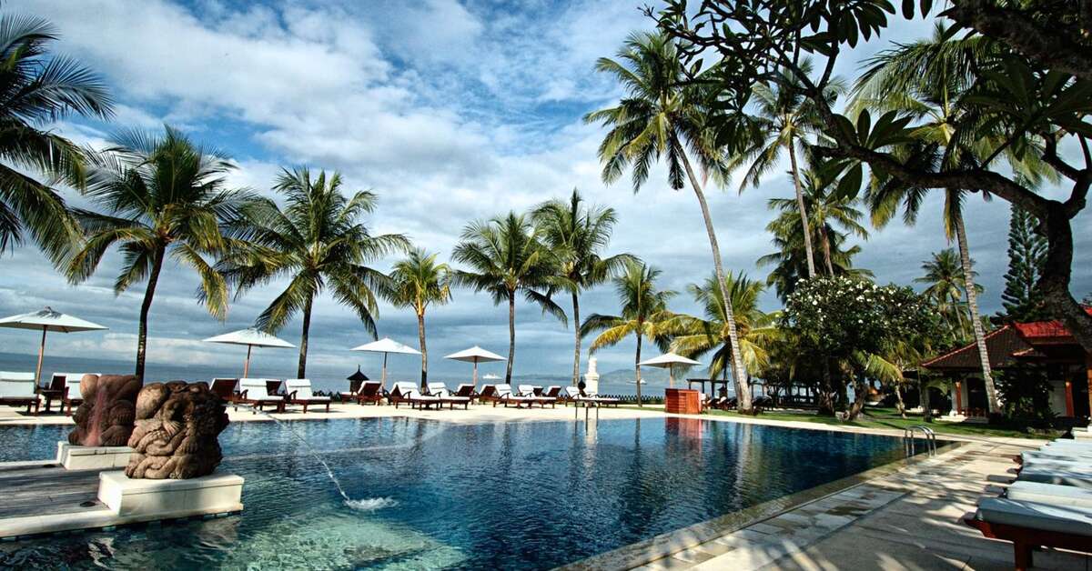 Een foto van het zwembad bij Rama Candidasa Resort & Spa