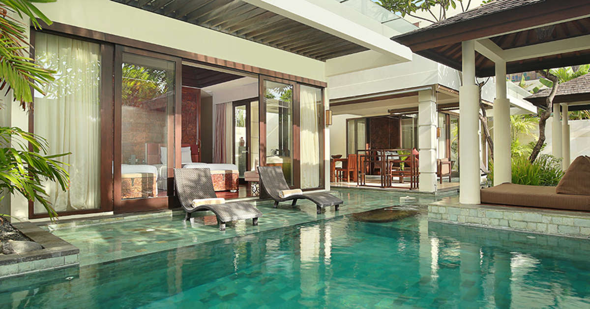 Een foto van het zwembad bij The Seminyak Beach Resort & Spa