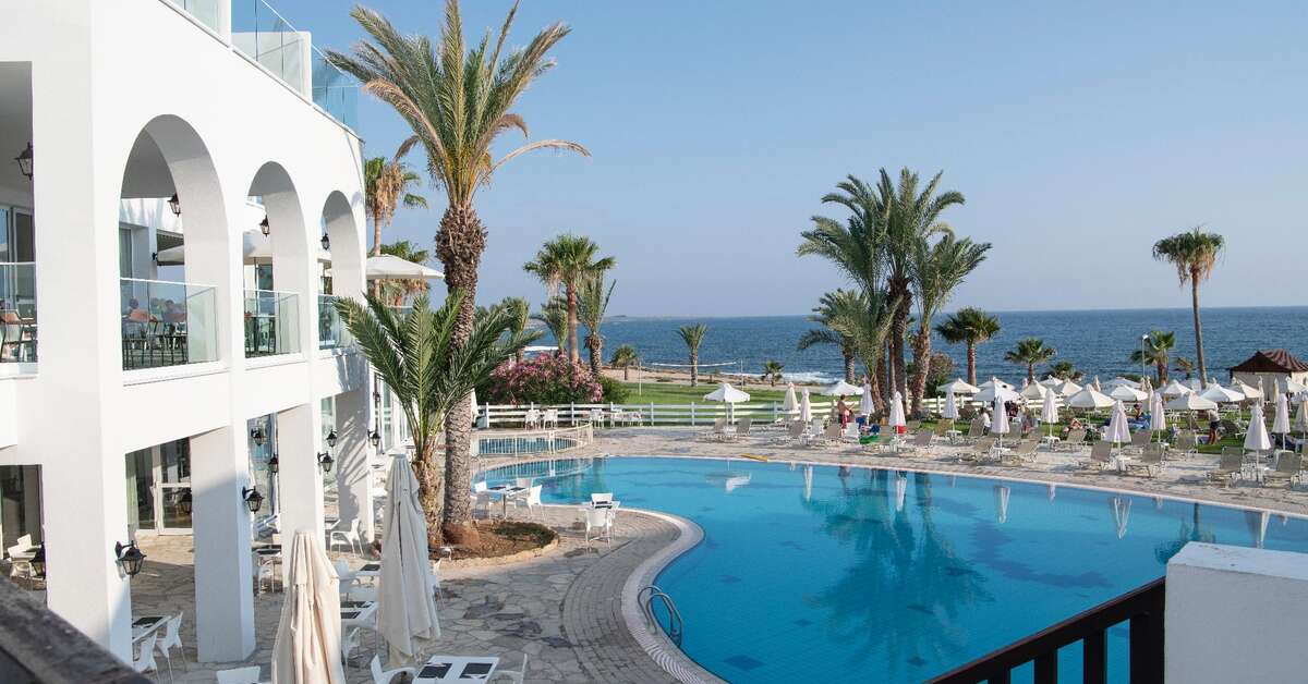 Een foto van het zwembad bij Akti Beach Village Resort