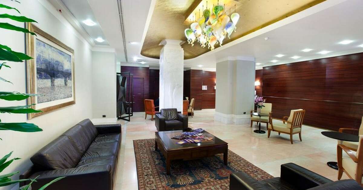 Een foto van het interieur van Hotel Delle Nazioni Rome