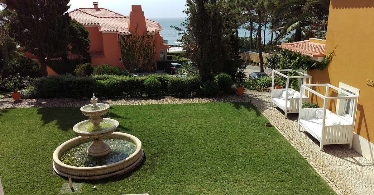 Een foto van het terras bij Hotel Senhora da Guia