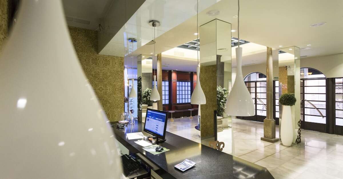 Een foto van het interieur van Hotel Comfort Dauro 2