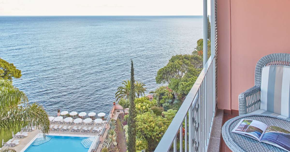 Ein Foto vom Pool im Belmond Reids Palace