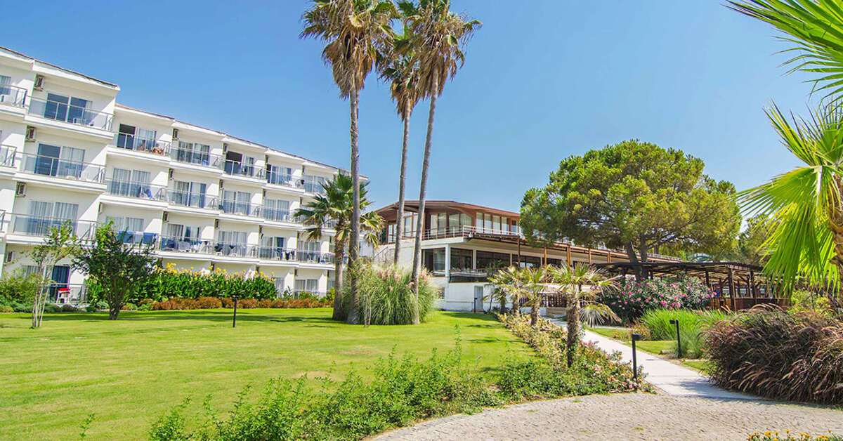 Ein Foto von der Außenansicht des Atlantique Holiday Club