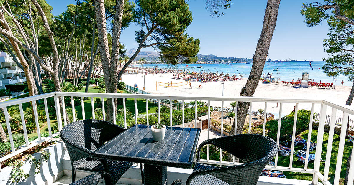 Ein Foto Sofia Alcudia Beach