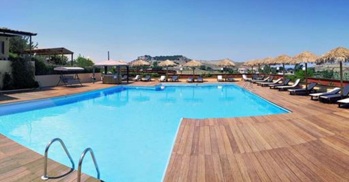 Een foto van het zwembad bij Belvedere Hotel