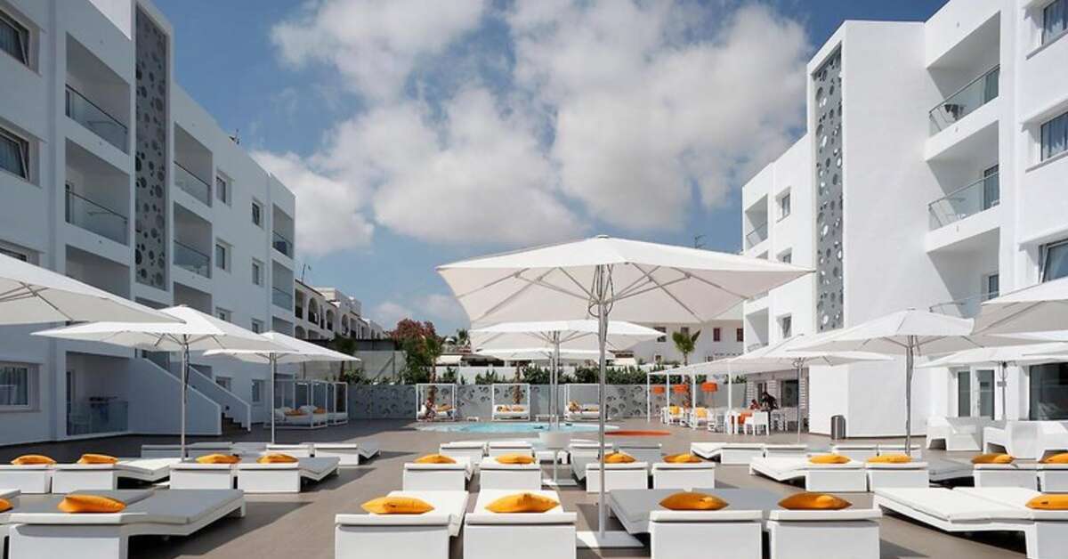 Ein Foto vom Pool im Ibiza Sun Apartments