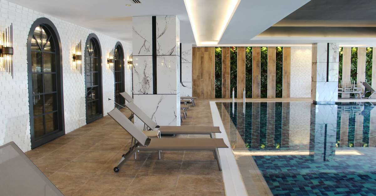 Een foto van het zwembad bij Alarcha Hotels & Resort