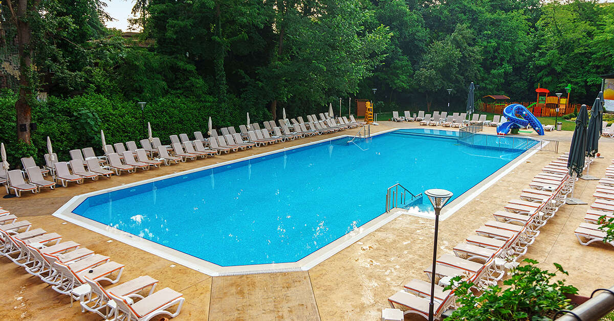 Een foto van het zwembad bij Park Hotel Odessos