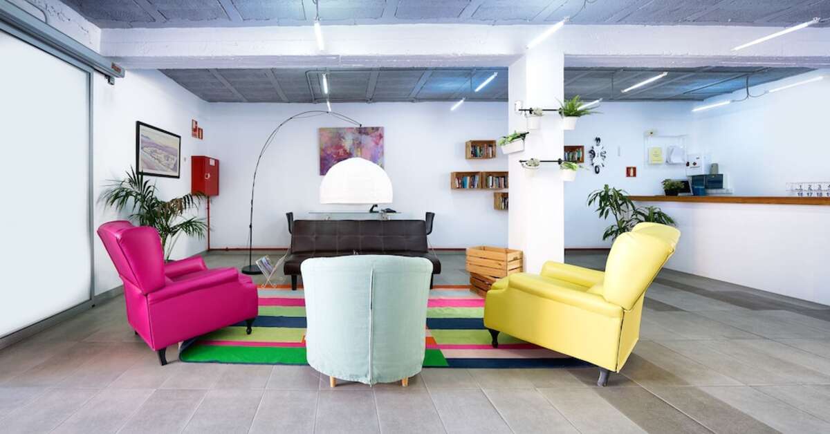 Een foto van het interieur van Bungalows Nido del Aguila