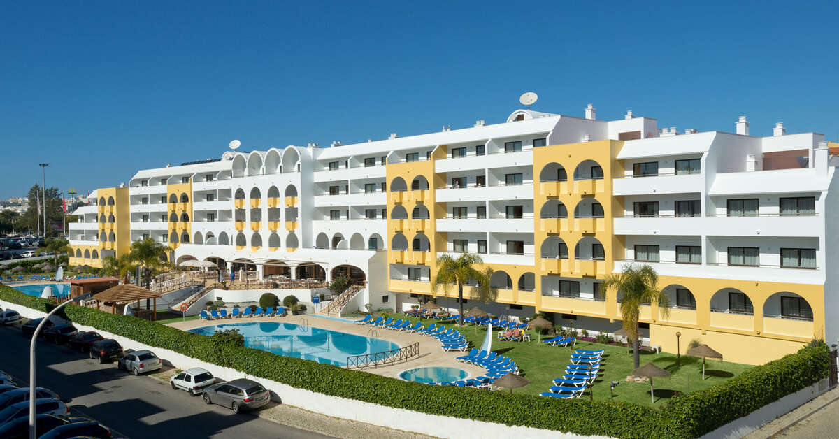 Ein Foto von einer Übersicht des Paladim & Alagoa Mar Hotels