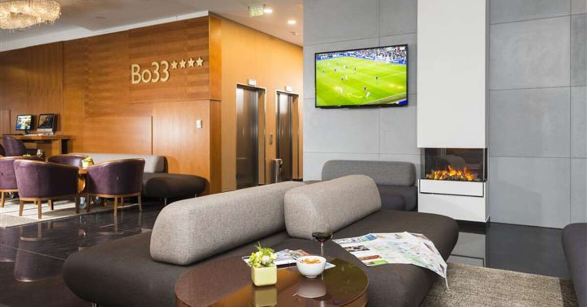 Een foto van het interieur van Bo33 Hotel Family & Suites