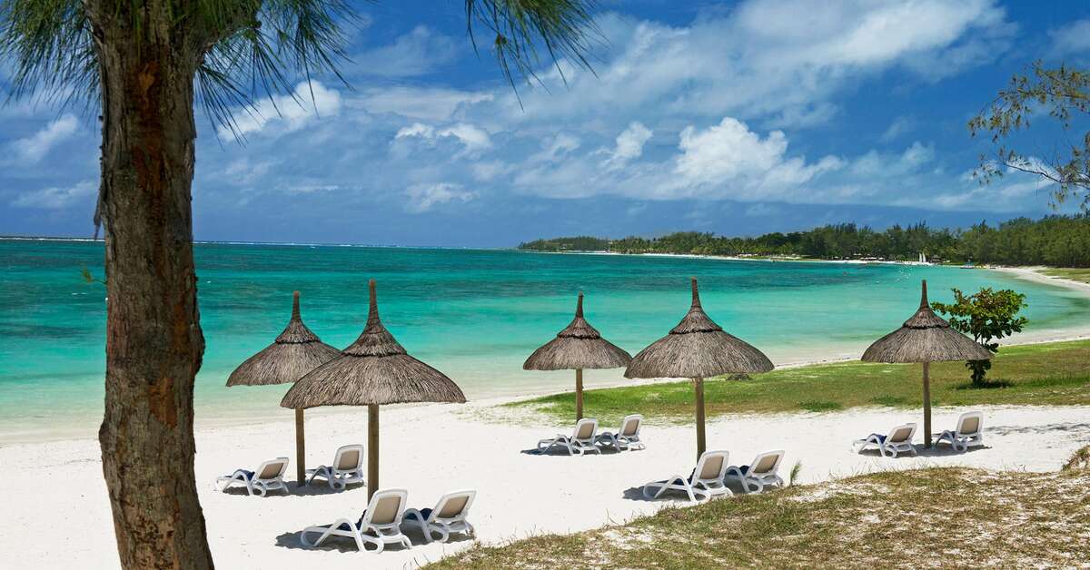 Ein Foto vom Strand beim Sunrise Attitude