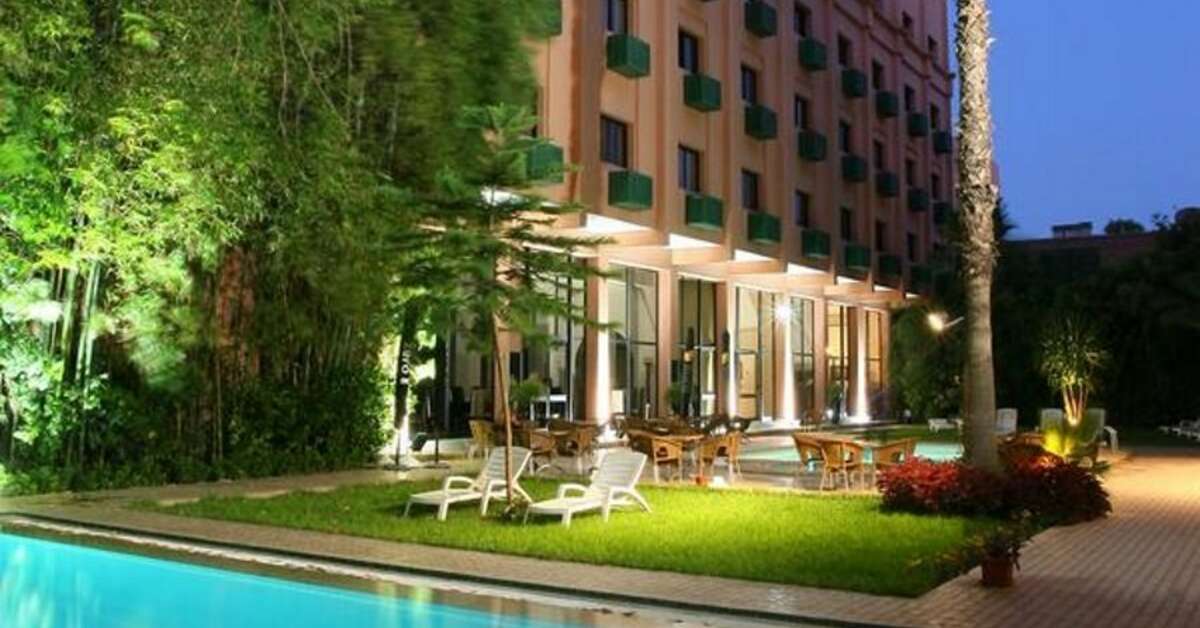 Een foto van het zwembad bij Hotel Meryem