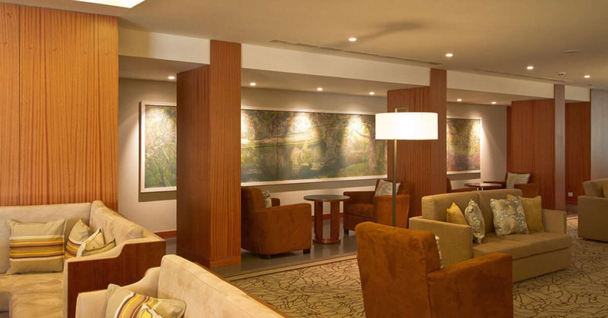Een foto van het interieur van Terra Nostra Garden Hotel