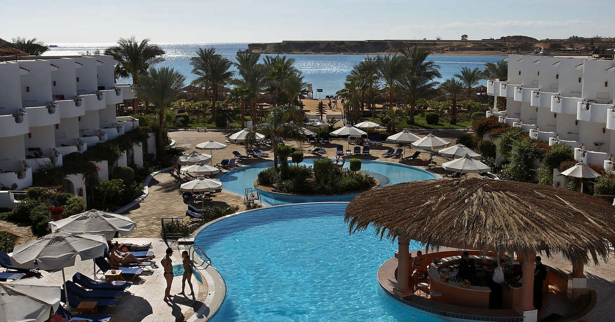 Ein Foto vom Pool im Iberotel Makadi Beach