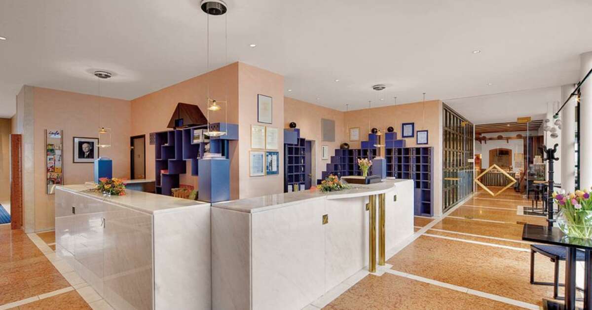 Een foto van het interieur van Hotel Gersfelder Hof