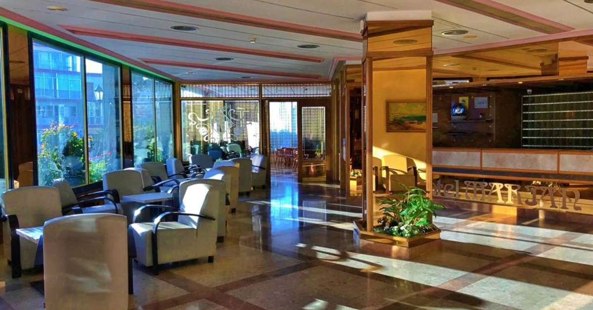 Een foto van het interieur van Hotel Marian Platja
