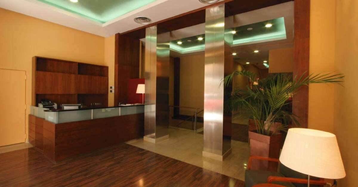 Een foto van het interieur van Hotel Victoria 4