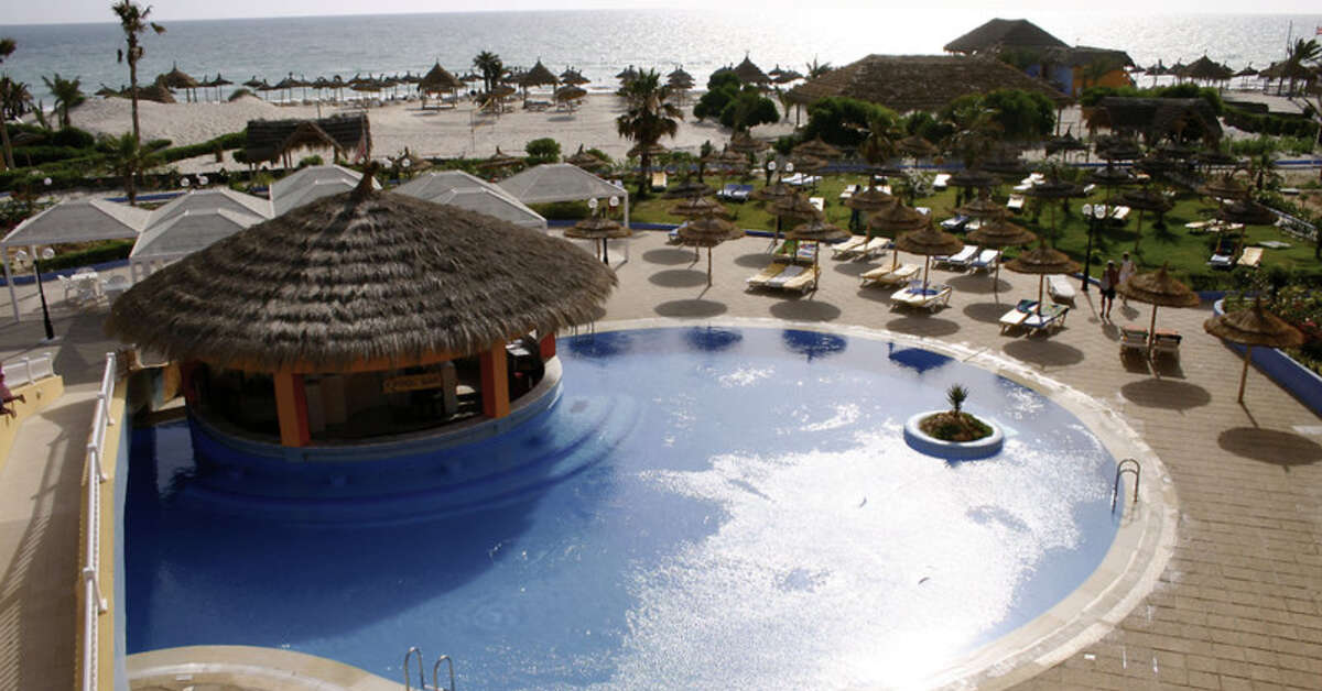 Ein Foto vom Pool im Caribbean World Djerba