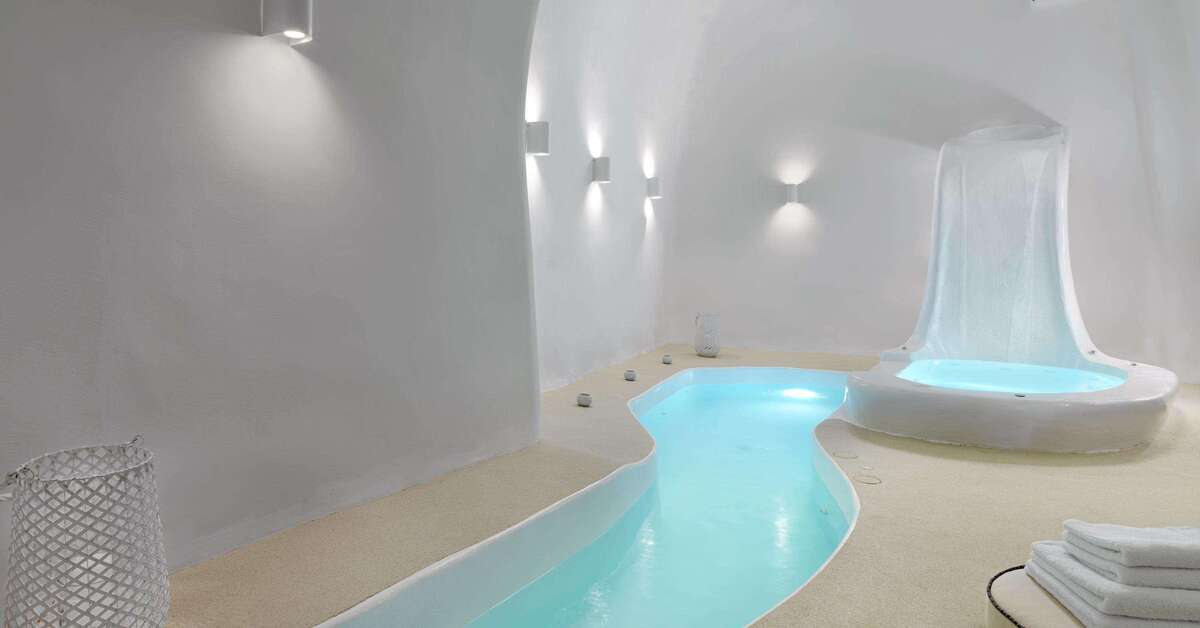 Een foto van het zwembad bij Tholos Resort