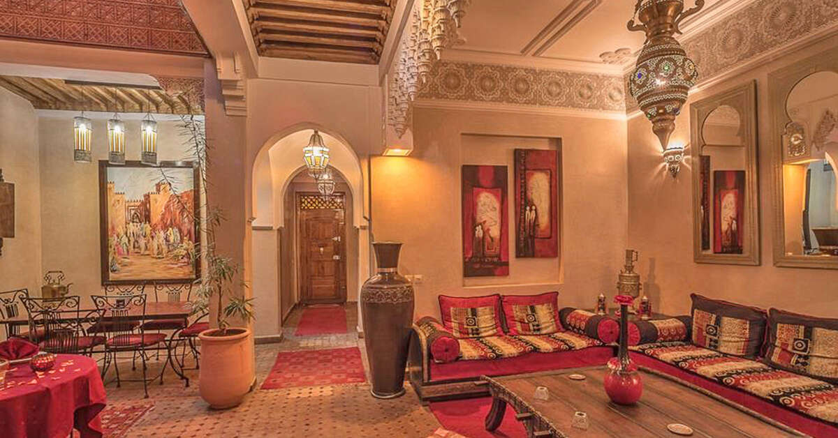 Ein Foto vom Innenbereich im Riad Dar Attika