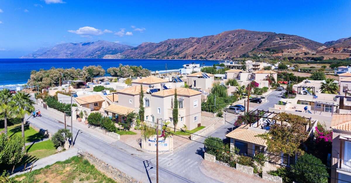 Een foto van het strand bij Azure Beach Villas