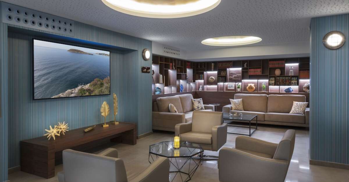 Een foto van het interieur van Elba Sunset Mallorca