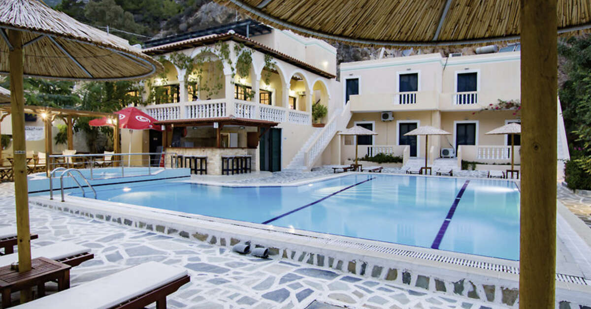 Een foto van het zwembad bij Kyra Panagia Hotel
