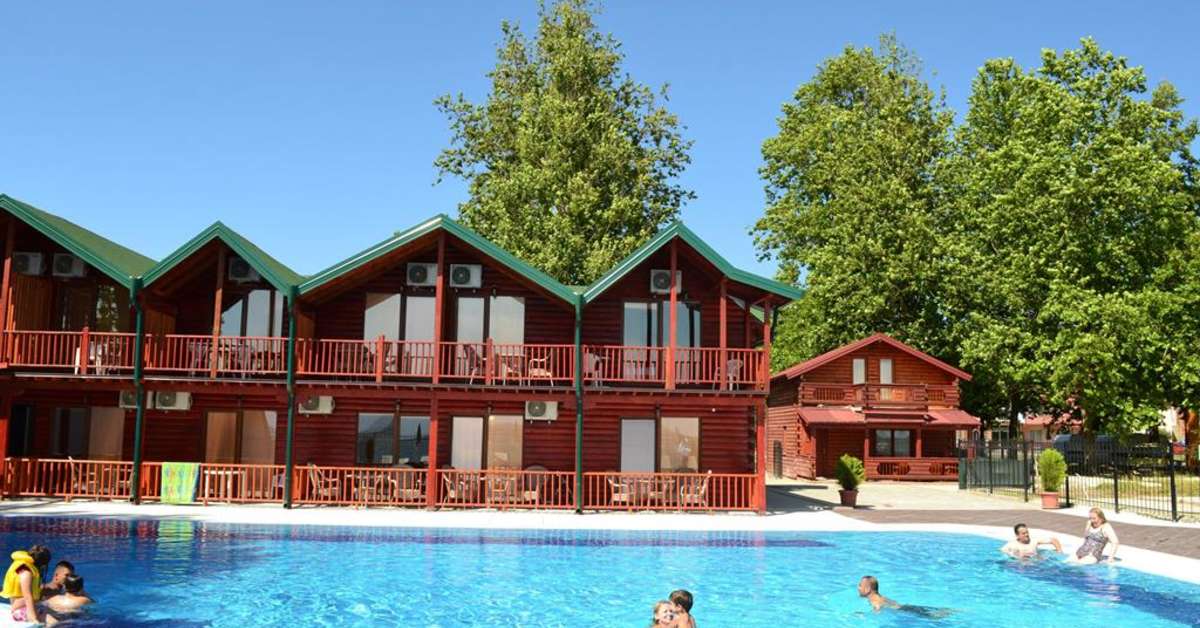 Een foto van het zwembad bij Hotel Mizo