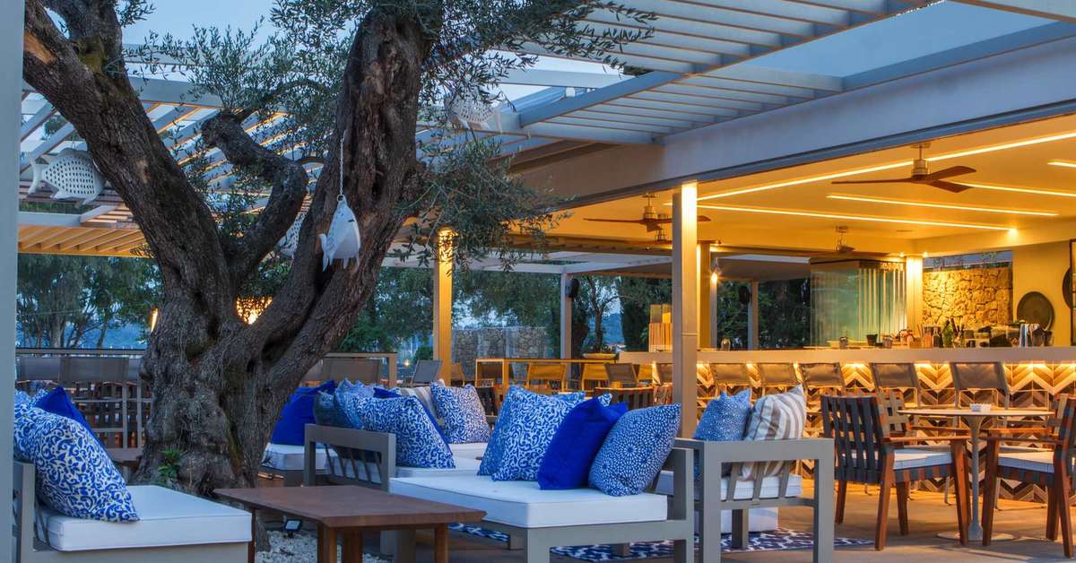 Een foto van het terras bij Rodostamo Hotel & Spa