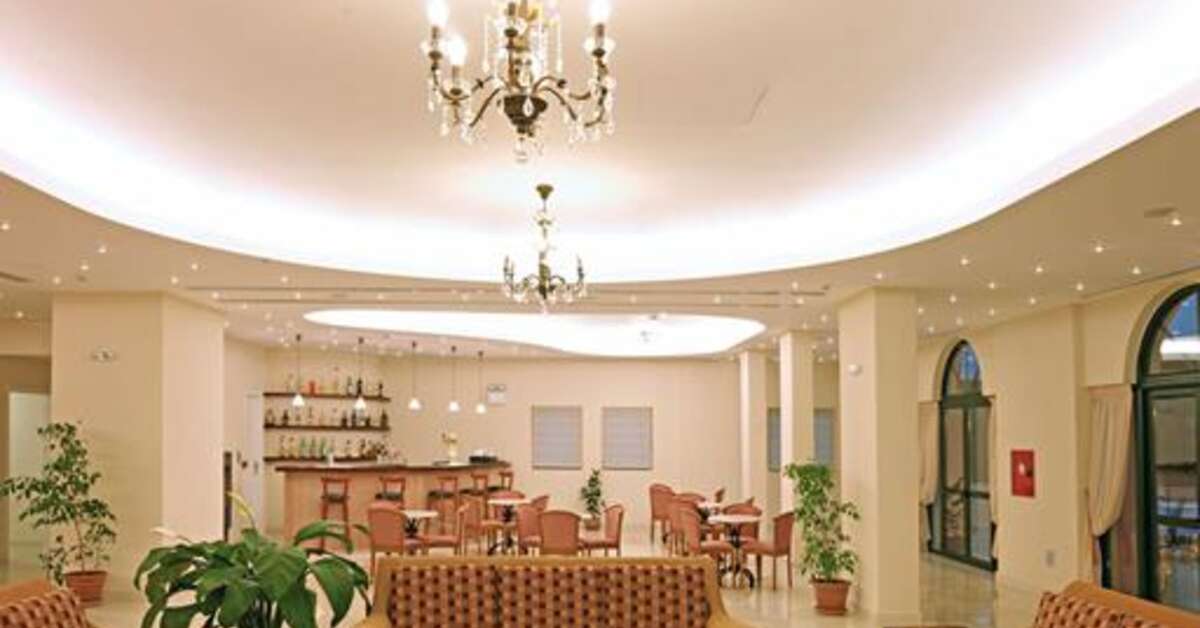 Een foto van het interieur van Century Resort Corfu