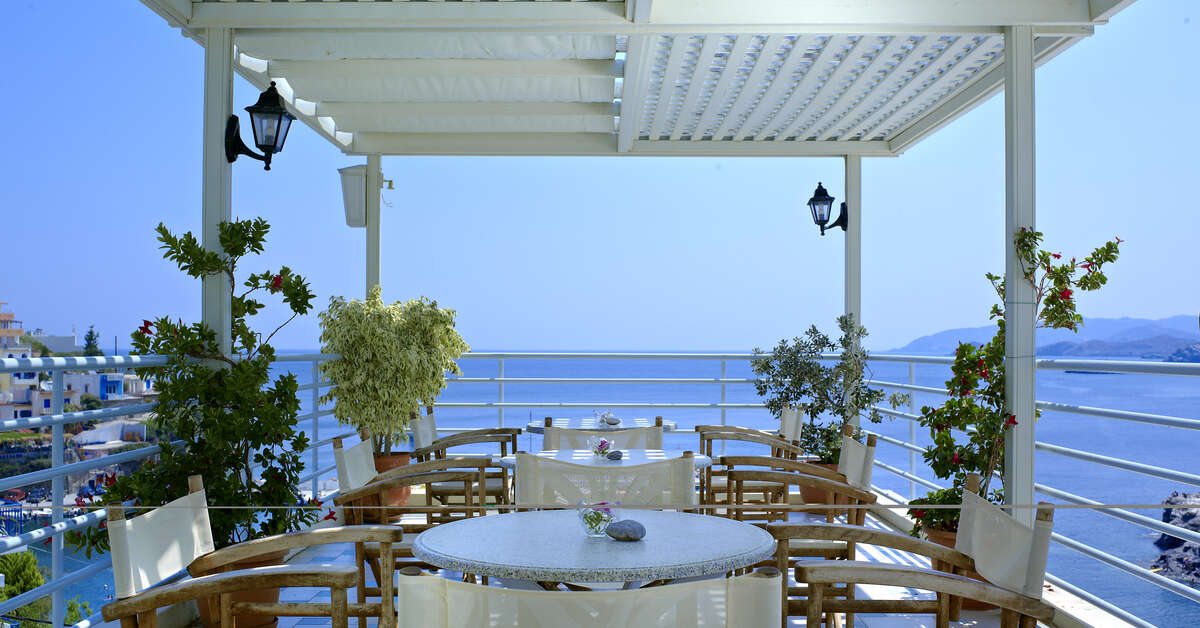 Een foto van het terras bij Bali Beach & Sofia Village